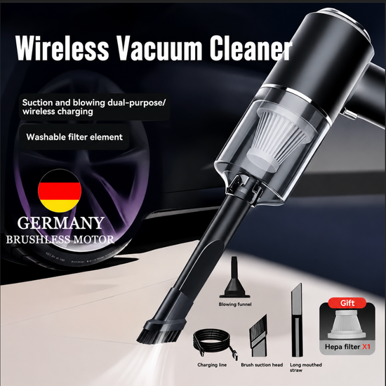 The Wireless Handheld Vacuum Cleaner